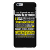 Legends Are Born In October iPhone 6/6s Plus Case