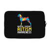 boxers support autism awareness Laptop sleeve