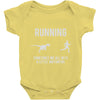 running, we all need a little motivation Baby Onesie