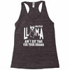nurse lama Racerback Tank