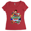 paw patrol birthday boy sister Women's Triblend Scoop T-shirt