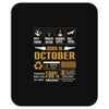 Born October Multitasking Problem Solving Tees Mousepad
