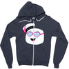 marshmallow love Zipper Hoodie