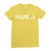 Panda Write T-Shirt Ladies Fitted T-Shirt