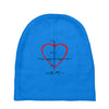 geek love shirt Baby Beanies