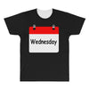 title of day of the week wednesday day of the week All Over Men's T-shirt