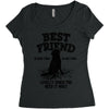 Best Friend Golden Women's Triblend Scoop T-shirt