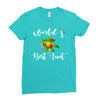world's best aunt Ladies Fitted T-Shirt