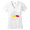 you can't buy happiness but you can live in canada Women's V-Neck T-Shirt