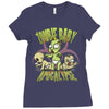 zombie baby apocalypse Ladies Fitted T-Shirt