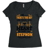 There's This Boy Who Stole My Heart He Calls Me Stepmom Women's Triblend Scoop T-shirt