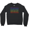 earth is not flat Crewneck Sweatshirt