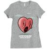 love is blind Ladies Fitted T-Shirt