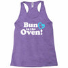 Bun in the Oven with Heart Baby Boy Racerback Tank
