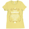 i am a cancer Ladies Fitted T-Shirt