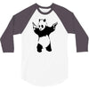 banksy panda pop 3/4 Sleeve Shirt