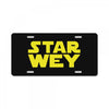 Star Wey License Plate