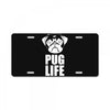 pug life dog License Plate