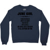 Super June Girl Crewneck Sweatshirt