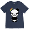 angry panda rainbow V-Neck Tee