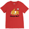 corgi cute puppy low battery charge me V-Neck Tee