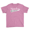 sunday funday (white) Youth Tee