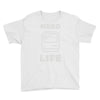 nerd life is the best life Youth Tee