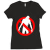no zombies Ladies Fitted T-Shirt