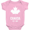Canada Established 1867 Baby Bodysuit