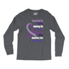 supporting the fighter, admiring the survivors, honoring the taken Long Sleeve Shirts