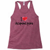 I Love Acupuncture Racerback Tank