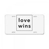 Love Wins License Plate