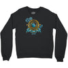 turn the time twist the space Crewneck Sweatshirt