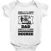 Never Underestimate A Dad With An Engineering Degree Baby Onesie