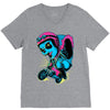 panda rider V-Neck Tee