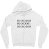 dad in binary code Zipper Hoodie