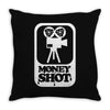 money shot Throw Pillow