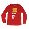 just eat it burger lover Long Sleeve Shirts