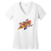 pizza jet Women's V-Neck T-Shirt