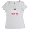 i am a teacher Women's Triblend Scoop T-shirt
