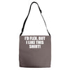 i'd flex but i like this Adjustable Strap Totes