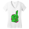 zombie okay Women's V-Neck T-Shirt