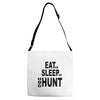 eat sleep hog hunt Adjustable Strap Totes
