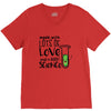 Made With Lots Of Love And a Little Science V-Neck Tee
