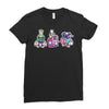down at the milk bar Ladies Fitted T-Shirt