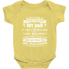 Dear Daddy... Baby Bodysuit