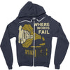 where words fail music speaks Zipper Hoodie