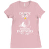 Daddy And Son Fishing Partners For Life Ladies Fitted T-Shirt