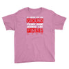 please drag across the finish line Youth Tee