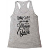 Love You To The Moon And Back Racerback Tank